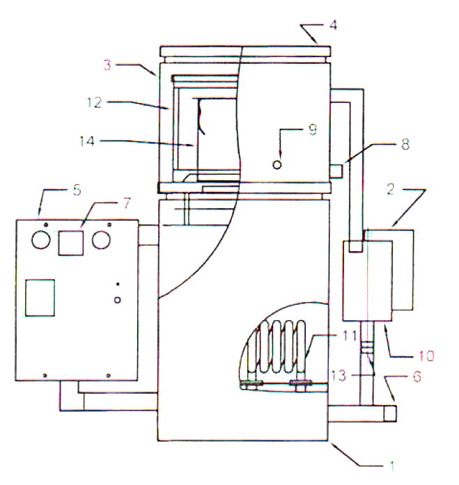 Рис. 1. Конструкция дистиллятора ДЛ-15