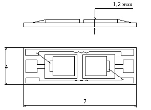 Габаритные размеры фотодиода ФД-313М